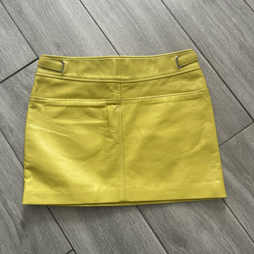 Coach Sunny Yellow Mini Skirt